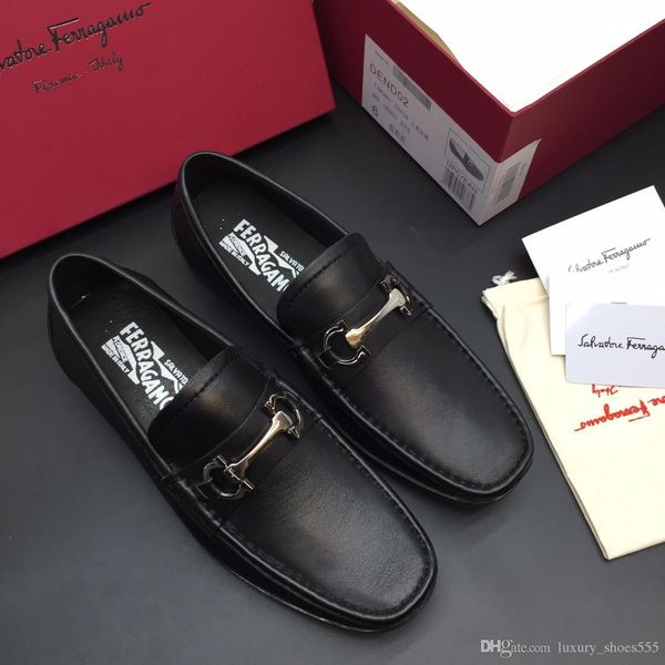 

2020 latest black leather casual shoes men's casual shoes fashion trend comfortable shoe size 39-44 type 39745400595