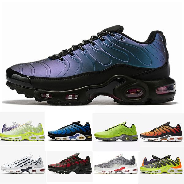 

2019 tns plus se prm running shoes for mens greedy cloudwhite tns trainers chaussure designer sports sneakers drop shipping
