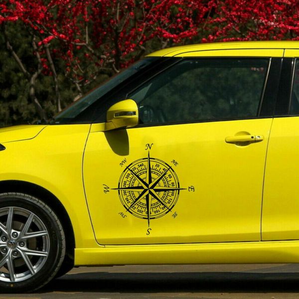 

2020 new home decor modern style sticker car motorcycle helmet vinyl compass nautical boat sailing anchor us sell