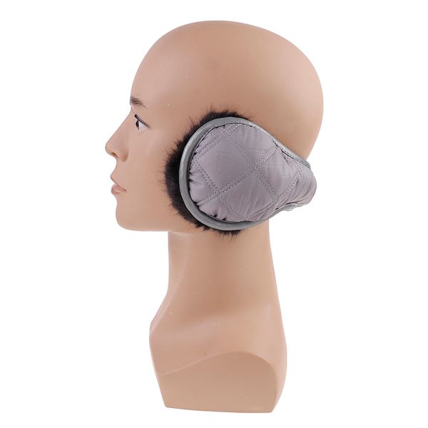 

men winter earmuffs warm ear muffs plush earlap warmers new adjustable ear cover, Blue;gray