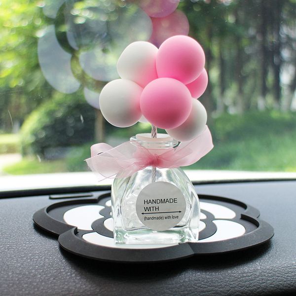 

colorful balloon car furnishing articles cute cartoon creative automobile decoration wholesale bottles 1 set