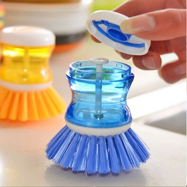 

plastic hydraulic can add liquid washing cleaning brush 55g