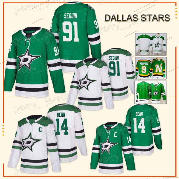 

dallas stars jersey 91 tyler seguin 14 jamie benn high-quality shopping men hockey sportswear, Black;red