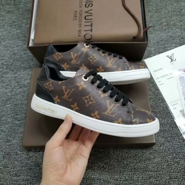 

2019 fa hion brand de igner hoe for man women fancy low real leather rubber ole ummer winter de igner neaker with box ize 35 46