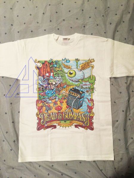 

grateful dead и компания t-shirt summer tour 2 июля 3 california, White;black
