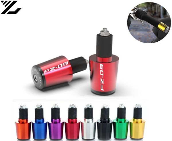 

universele motorcycle handlebar ends aluminum 22mm motor grips handle bar ends for fz-09/mt-09/sr (niet fj-09) 2014 15 16