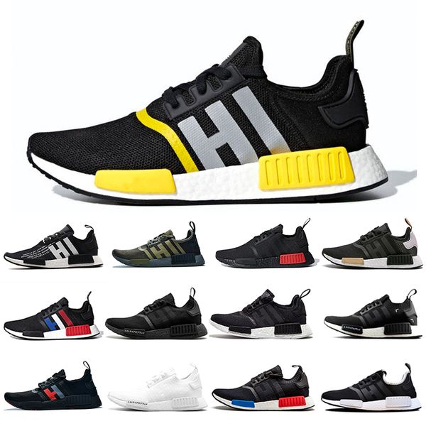 

Thunder NMD R1 Mens Running Shoes Military Green Oreo atmos Bred Tri-Color OG Classic Men Women mastermind japan Sports Trainer Sneakers