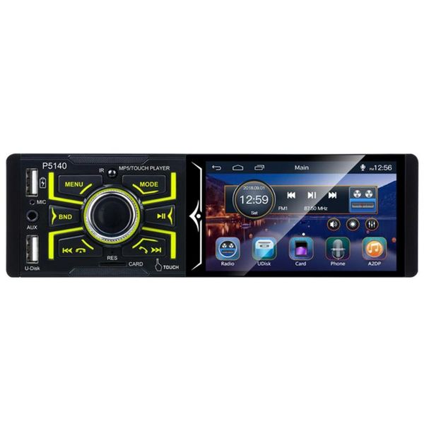 

4.1 inch touch screen bluetooth car stereo rds am/fm radio usb head unit
