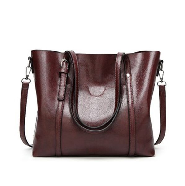 

высококачественные кожаные сумки класса люкс lady сумки сумки женские масло воск для женщин с кошелек карман женщины сумка tote big sac bols