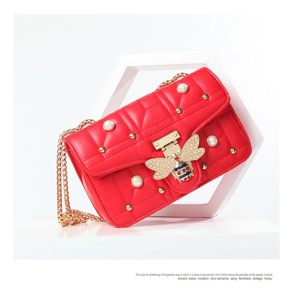 

luxury handbags christmas female bagwomen bags designer fashion leather chains shoulder bags for women 2019 bee crossbody