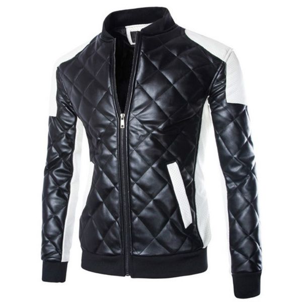 

men designer jackets fashion brand mens washed car jacket coat 2020 trend rhombus argyle clothing men fashion jacekts plus size sell, Black;brown