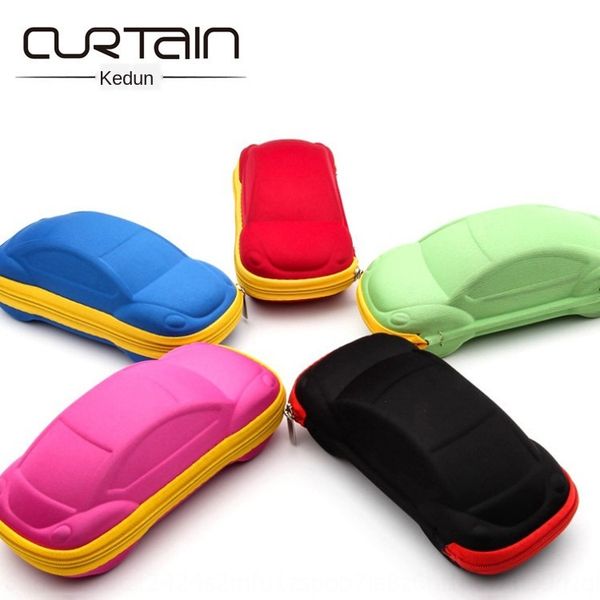 

car cute children's eva glasses case portable anti-fall glasses case