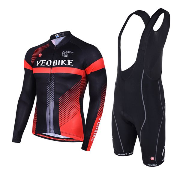 

long sleeve cycling jersey 2019 pro team bycicle clothing mtb cycling bib shorts men bike jersey set ropa ciclismo triathlon, Black;blue