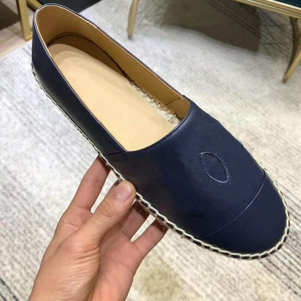 

espadrilles fashion luxury designer women shoes woman flat casual shoes size 35-41 model ascl03, Black