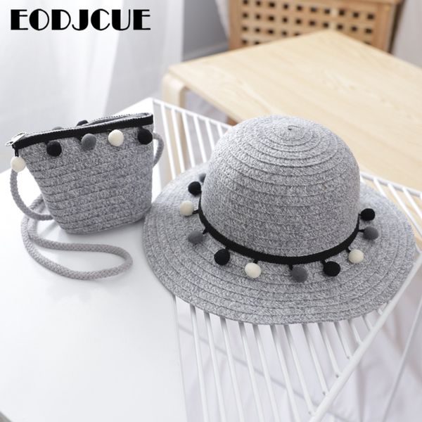 

2pcs winter wool bucket hat kids ball beanie knitted hat for baby girls bob hip hop gorros wool fishing fisherman, Yellow