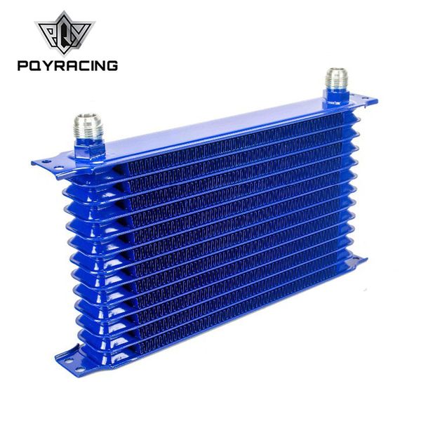 PQY-UNIVERSAL 13ROW REFRIGERADOR DE ÓLEO 10AN-10AN UNIVERSAL MOTOR de TRANSMISSÃO de ÓLEO COOLER KIT CONFIANÇA TIPO PQY5113B AZUL