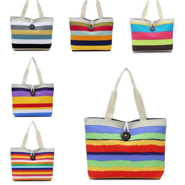 

дизайнерские сумки радужная полосатая сумка холщовые сумки 6 моделей сумка для хранения женская сумка сумка повседневная женская сумка для п, Black