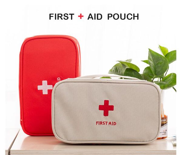 Caso Resgate Travel Bag 10pcs armazenamento saco vazio First Aid Bag Kit Bolsa de Home Office Emergência Médica