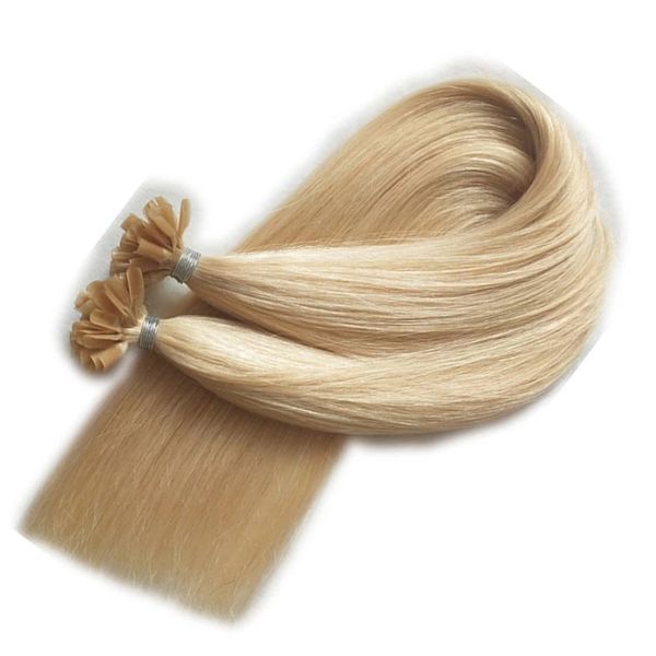 

keratin nail /u tip hair 1g/s 100s/pack blonde color #613, Black