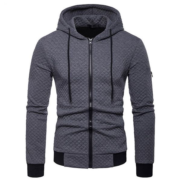 

mens zipper hooded jackets mens designer solid jackets fashion spring autumn long sleeved outerwear mens clothing, Black;brown