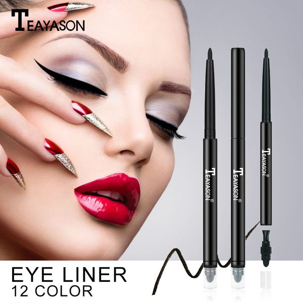 

professional black liquid eyeliner waterproof long-lasting make up women comestic eye liner pencil #yl1