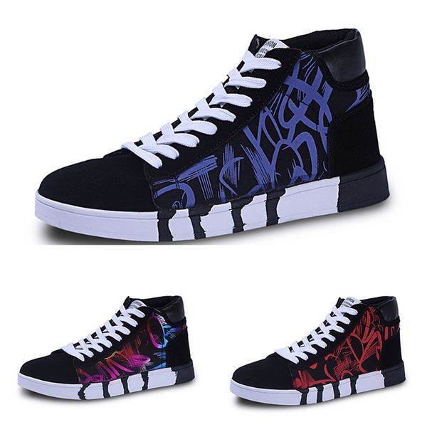 

shop01 радуга мужских brand4 кроссовок мужчин мягкие простая прохладно продажа беговой марка низких срезанные мод дешевые дизайнерские трене, Black