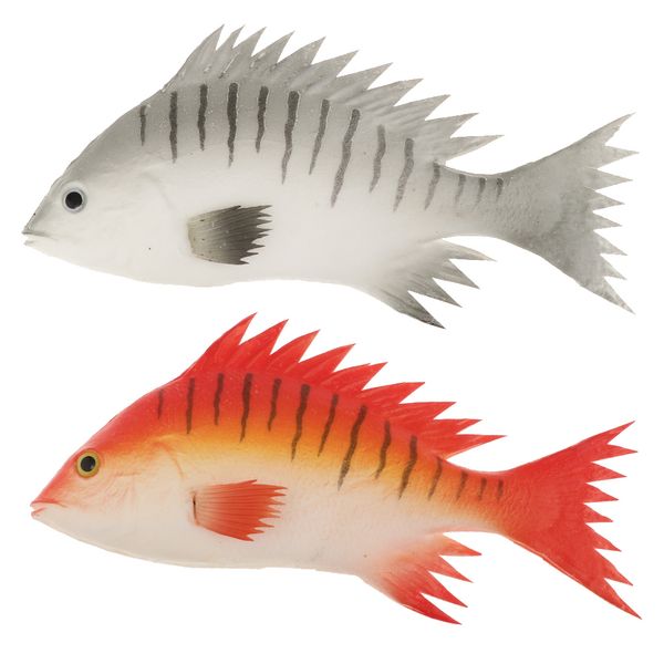 

2шт имитационное рыбы для домашнего декора, рынок дисплей, фотография prop