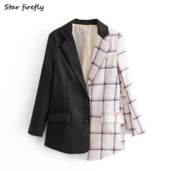 

звезда велок илна лино блейзеѬ женкий 2020 вена нова поведневна, White;black