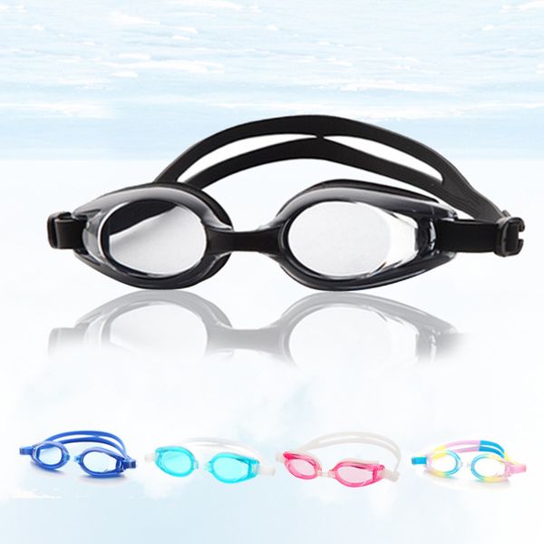 

swimming goggles anti-fog uv protection anti-slip adjustable transparent glasses dx88