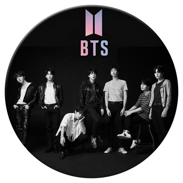 

kpop bts bangtan boys 2018 new album love yourself tear concept p o version jhope rm brooches pin badge accessories, Gray