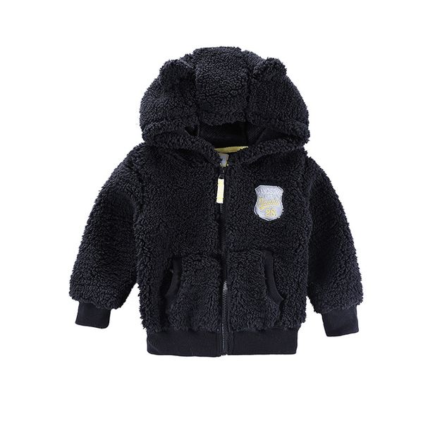 

cute spring children coat autumn kids kid infant baby boys girl cartoon ear hooded pullover warm clothes coat l1005, Blue;gray