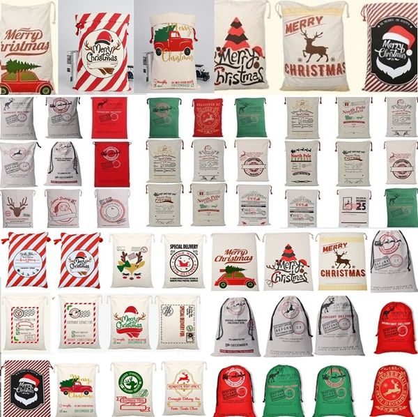 

drawstring bag christmas bags halloween canvas santa sack bags santa claus cute deer ornament christmas decorations canvas gift bags