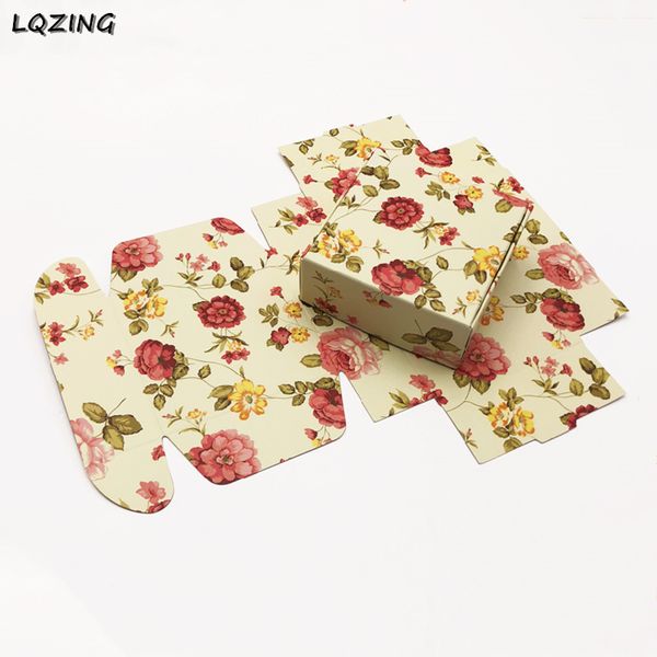 

new 35pcs/lot flower paper box peony pattern soap boxes jewelry gift packaging box gift candy packaging carton ing