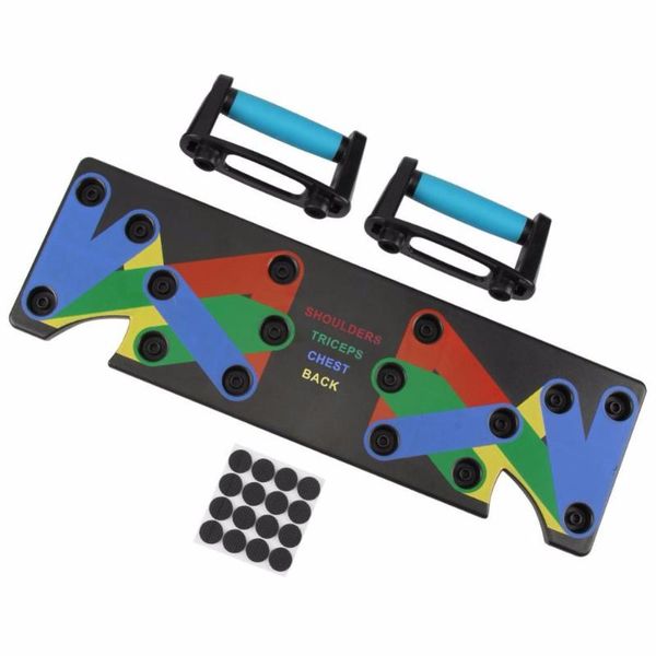 

9 in 1 /14 in 1 push up board with instruction print body building fitness exercise tools men women push-up stands