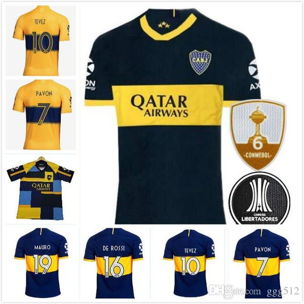 

2019 2020 camiseta suplente boca juniors home soccer jerseys 19 20 tevez maillots de foot pavon benedetto nandez abila football shirt, Black;yellow