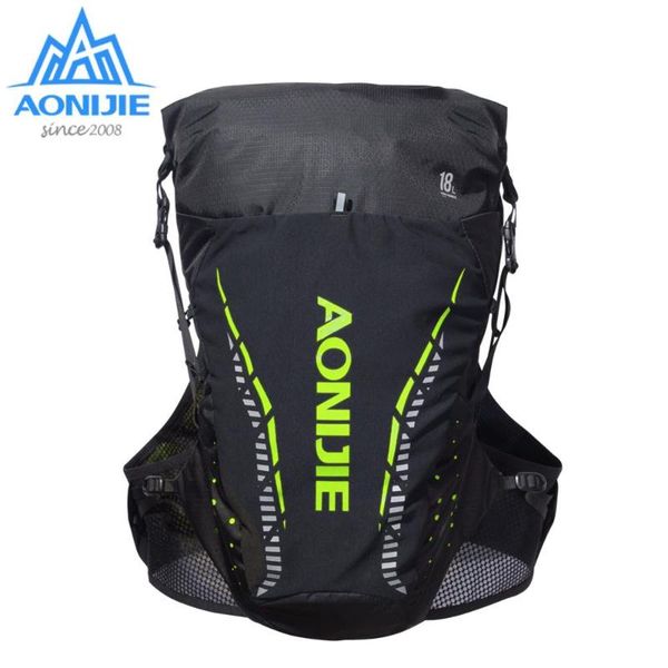 

aonijie c943 outdoor 18l lightweight hydration backpack rucksack bag vest 2l water bladder hiking camping running marathon race