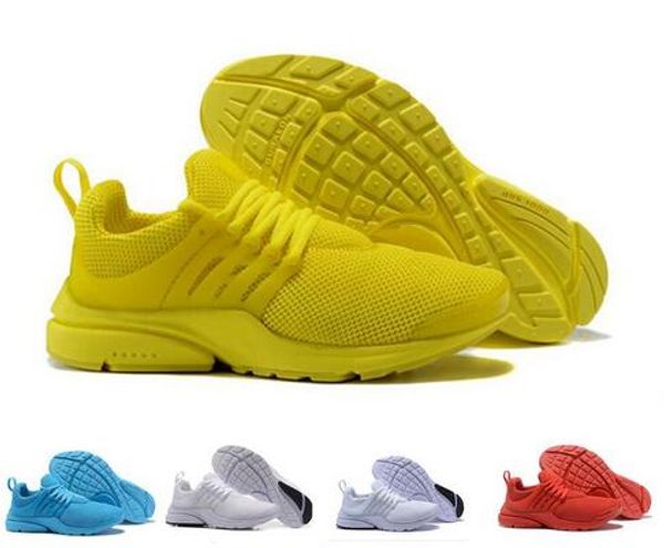 

2018 ТОП PRESTO 5 BR QS дышать черный белый желтый красный Мужская обувь кроссовки Женщины Повседневная обувь горячие мужчины спортивная обувь прогулки дизайнер обувь