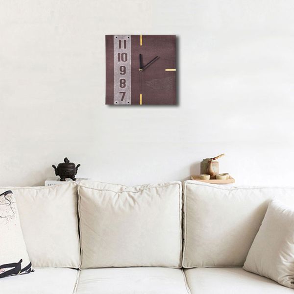

creative wall clock home wall decoration square shaped book style watch pointer clock for living room bedroom