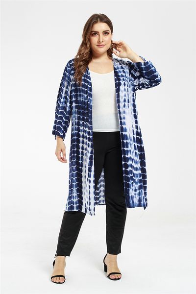 

women's sheer chiffon floral kimono cardigan long blouse loose outwear dhl, Black