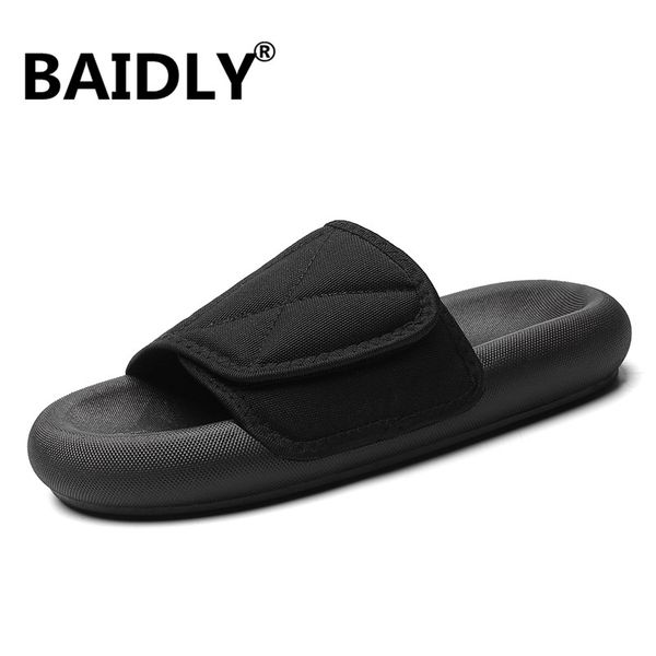 

sandals classic men's summer soft comfortable men shoes mesh big size outdoor roman, Black