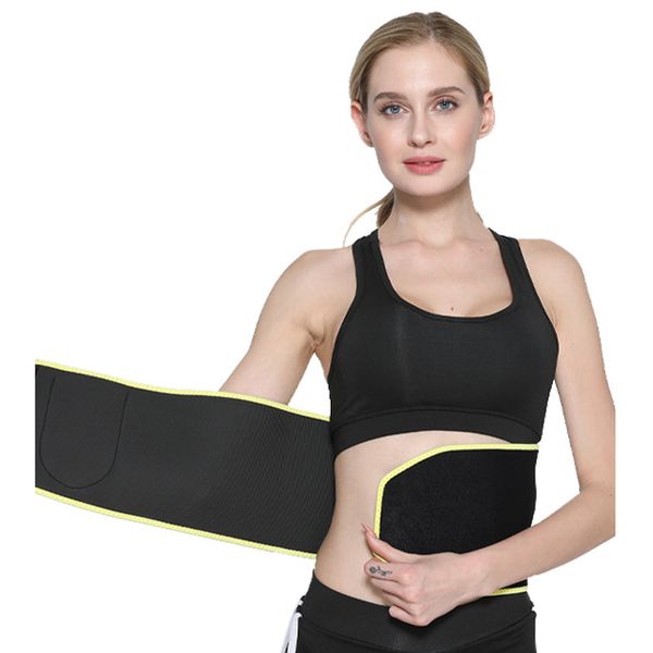 

waist support adjustable belt back trainer trimmer sweat utility for sport gym fitness weightlifting tummy slim belts, Black;gray