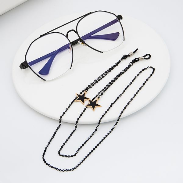 

non-slip metal glasses chain pendant black glasses chain