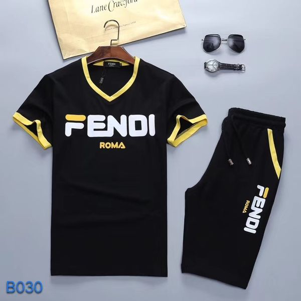 

бренд-дизайнер мужская спортивная одежда чемпион письмо футболка + шорты комплект летняя одежда с коротким рукавом из двух частей спортивная, Gray