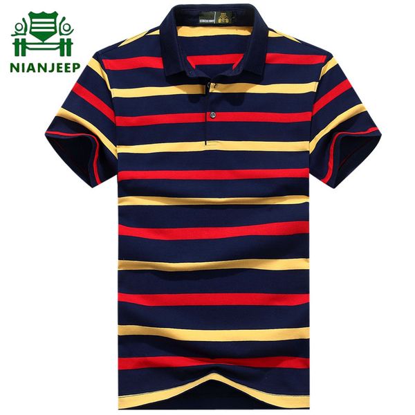 

men's striped shirt summer cotton england classic short sleeve shirts men casual breathable tee polos para hombre, White;black