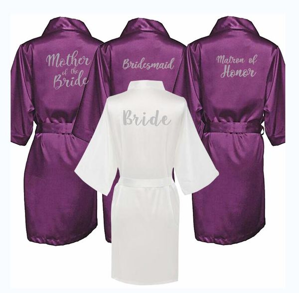 

new silk kimono robe bathrobe women silk bridesmaid robes red robes satin robe ladies dressing gowns, Black;red