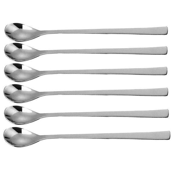 

8 .66 inch ice cream tea spoon coffee spoon long handle ice cream spoons cold drink spoon fruit juice ice scoop 22cm