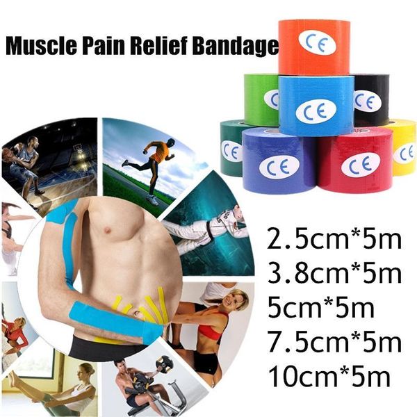 

protective tape athletic tape elasast sports recovery strapping gym neuromuscular waterproof muscle pain relief bandage fy4073