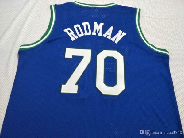 

custom men youth women vintage #70 dennis rodman collge basketball jersey size s-4xl or custom any name or number jersey, Black