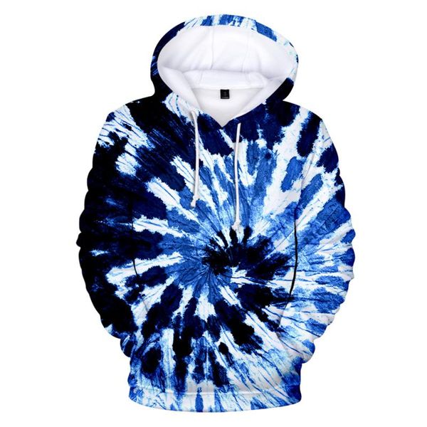 

tie dye hoodies men / women harajuku oversized sweatshirt streetwear 3d hoodie men pullover autumn winter hoody sports coat, Black