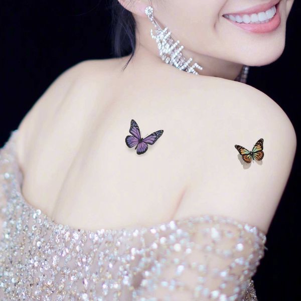 Download Butterfly Neck Tattoos Elegant Arts Tattoo